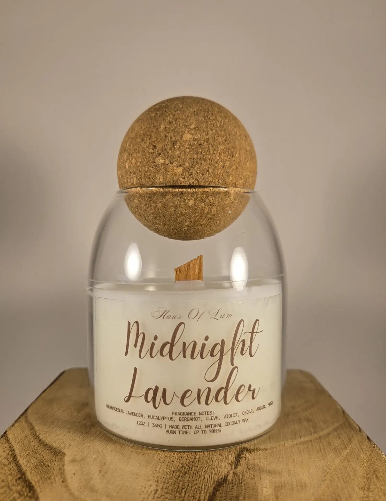 corked candle