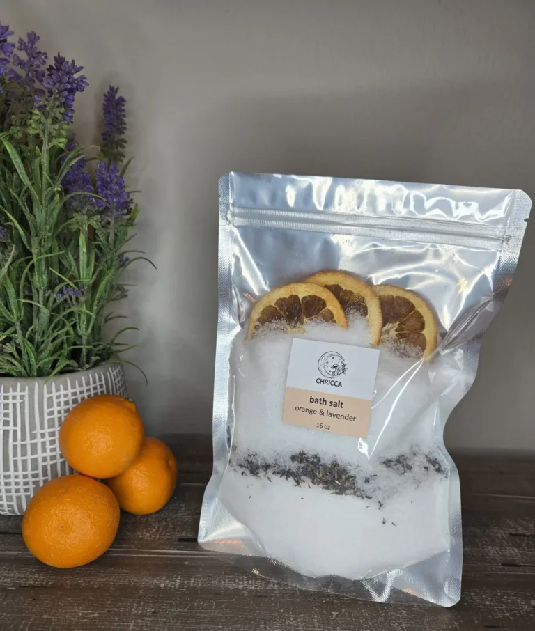bath salt - orange & lavender