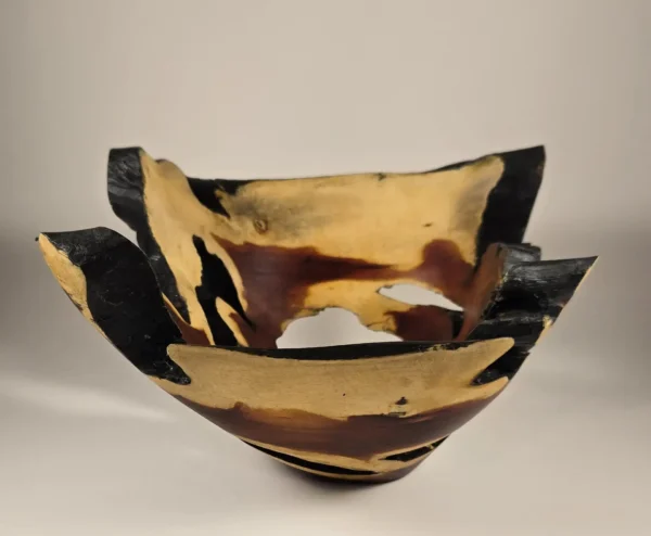 mahogany and teakwood bowl