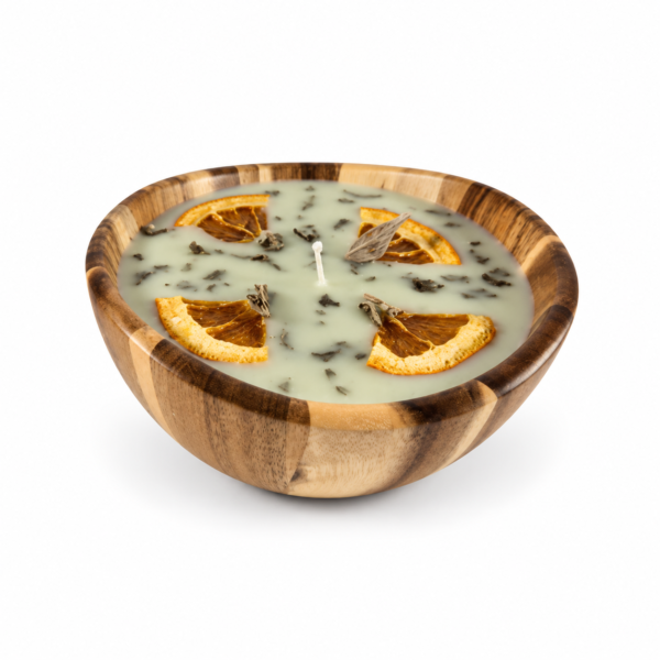 Citrus & Sage Teakwood Candle