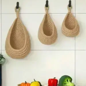 macramé wall hanging basket