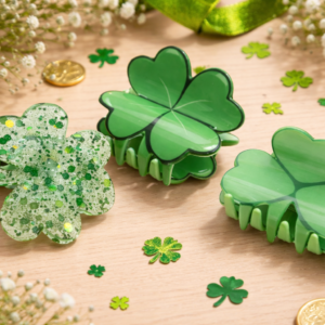 Shamrock Hair Clips