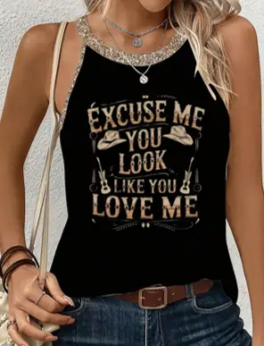 tank top - excuse me
