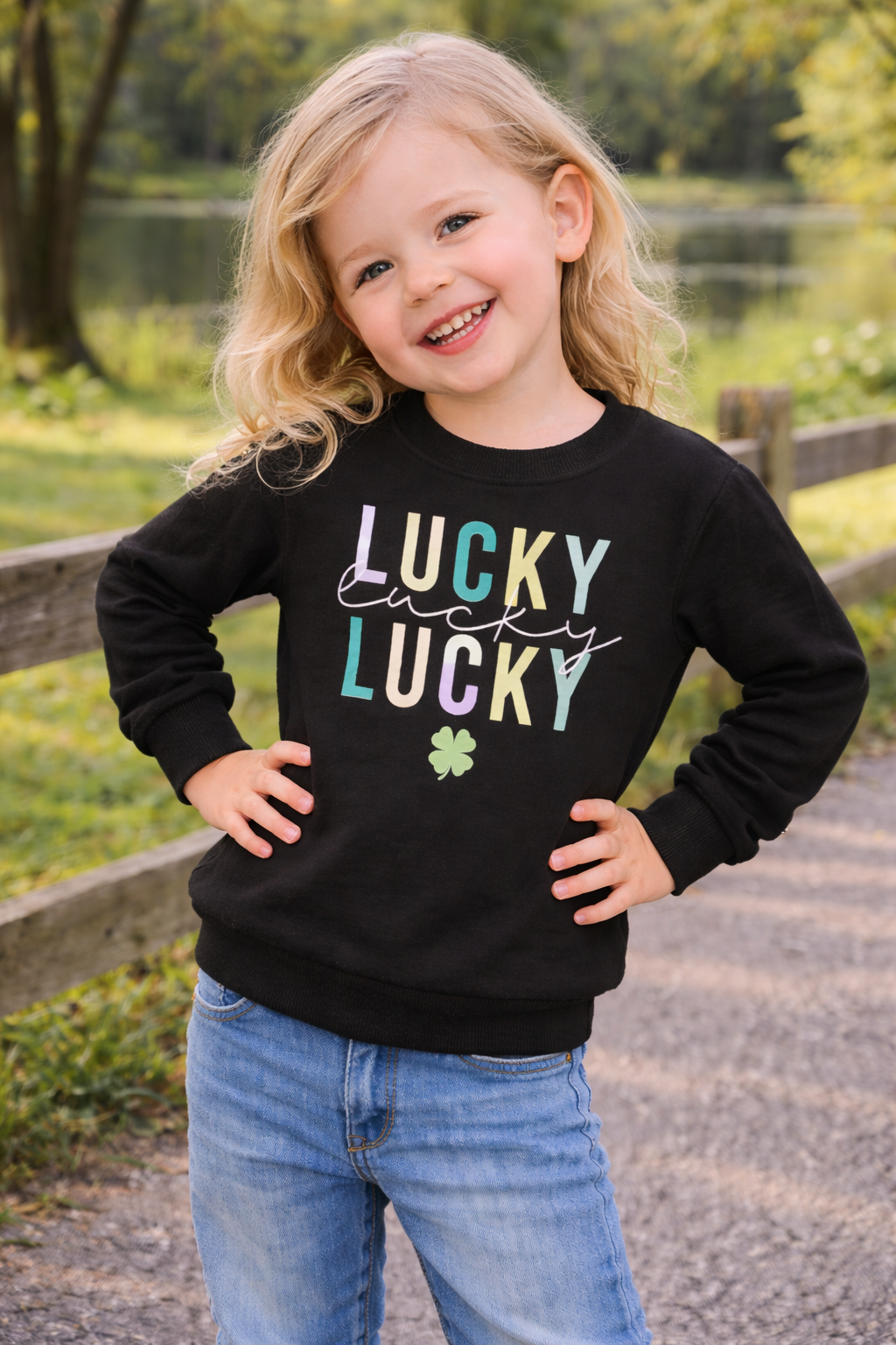 Toddlers Lucky Sweatshirt - Image 2