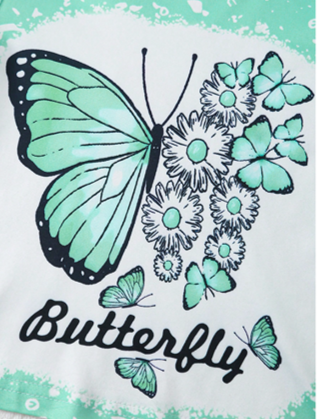 Kids Butterfly Flare Pant Set - Image 3