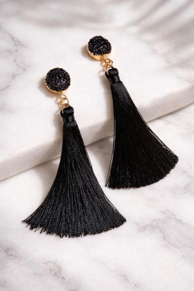 tassel dangle earrings