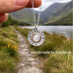 sunburst mother of pearl necklace