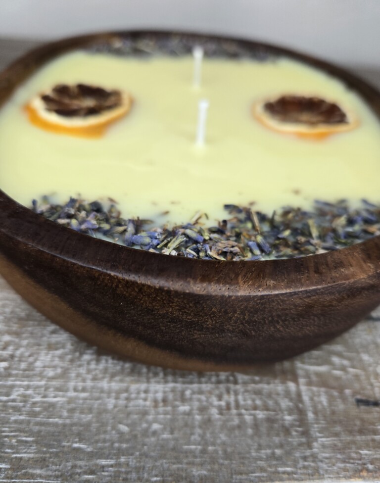 lemon & lavender bowl