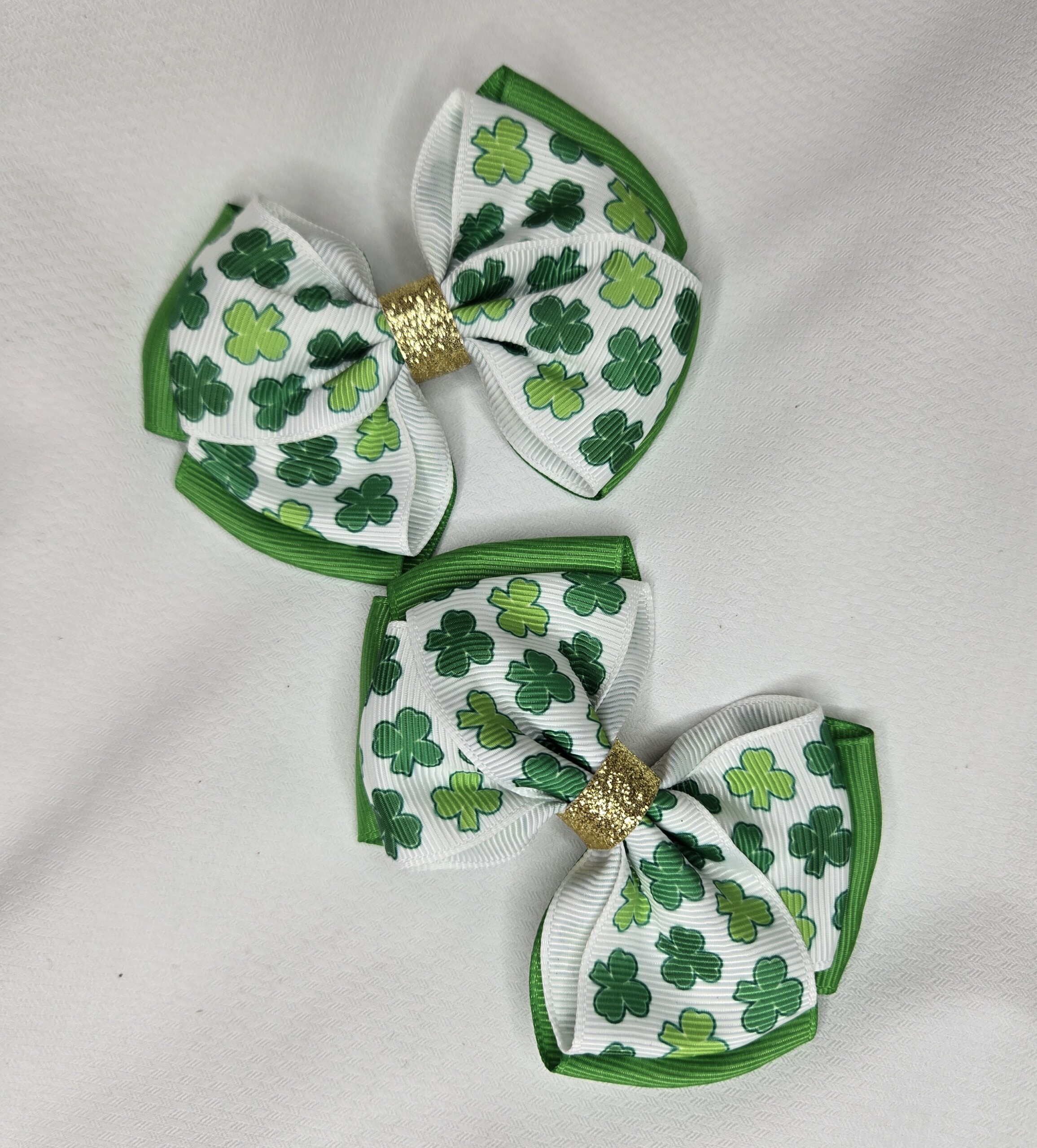 Shamrock Hair Bows - Image 3
