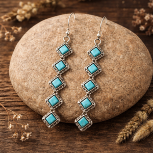 long boho turquoise