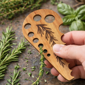 herb stripper - wooden