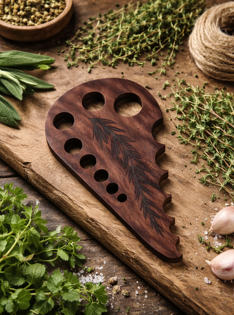 herb stripper - wooden - Image 2