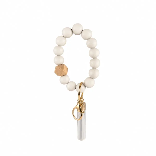 keyring - bead and tassle