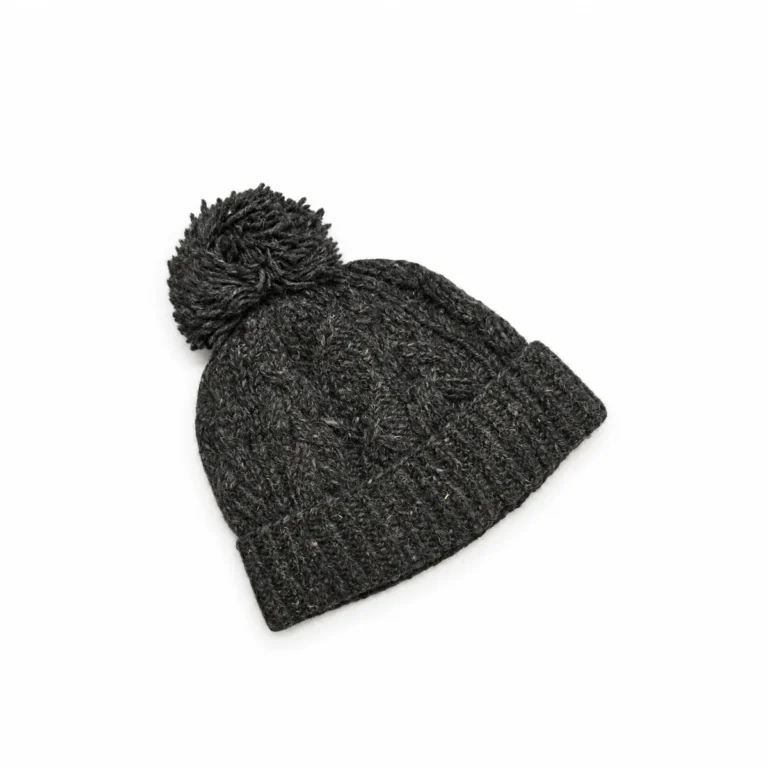 Aran Wool Knit Hat