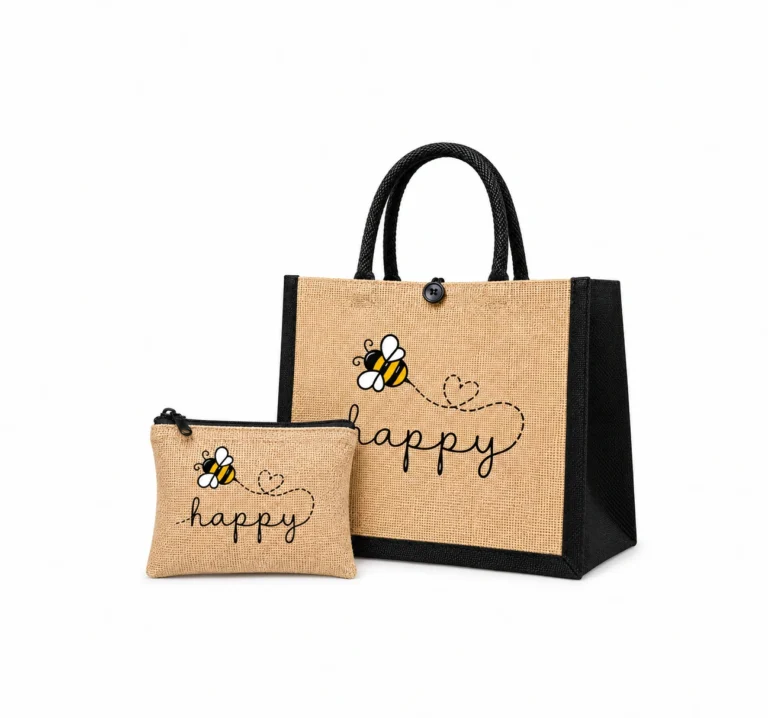 bee mesh tote set