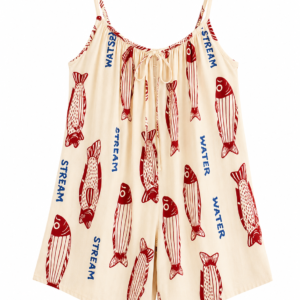 coastal fish romper