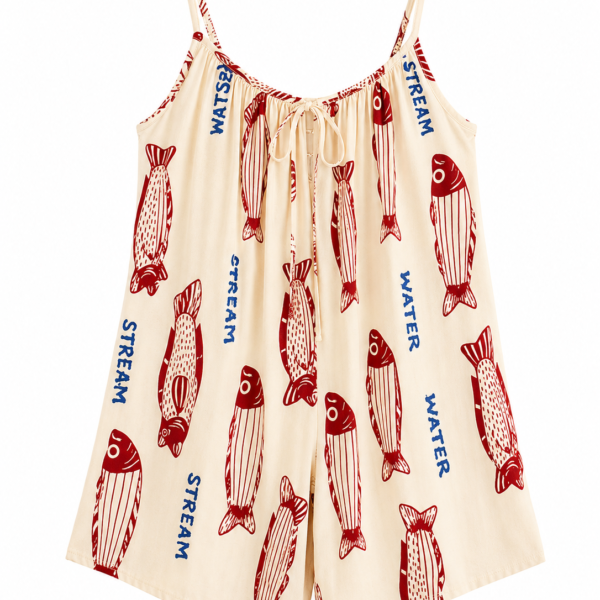 coastal fish romper