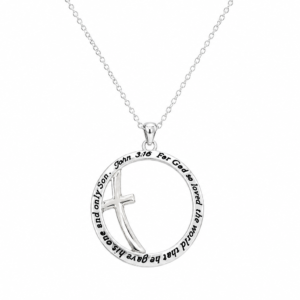 cross john 3:16 necklace