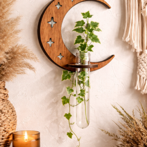 crescent moon tube planter
