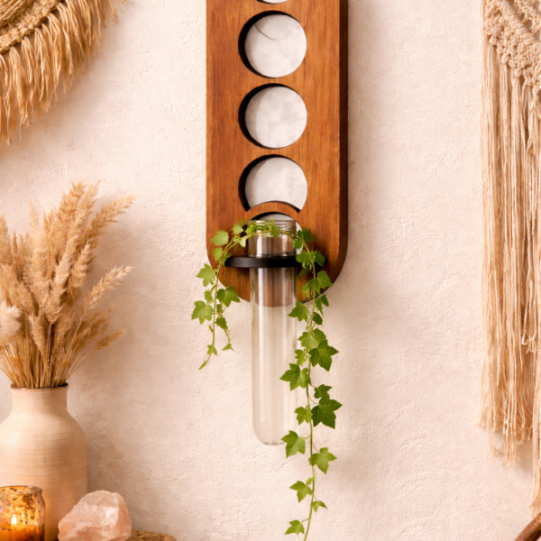 moon phase tube planter