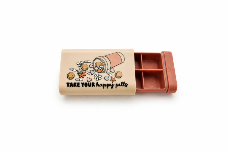 happy pills container