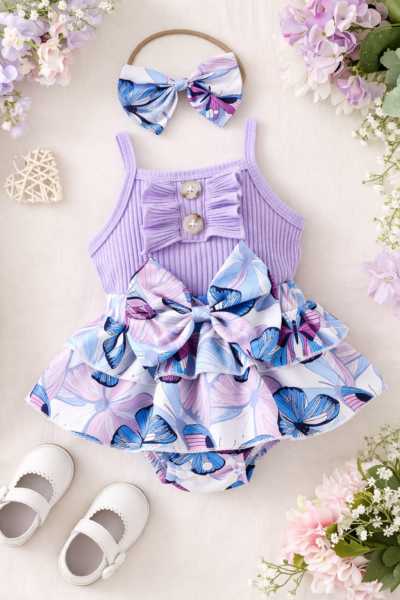 baby butterfly dress