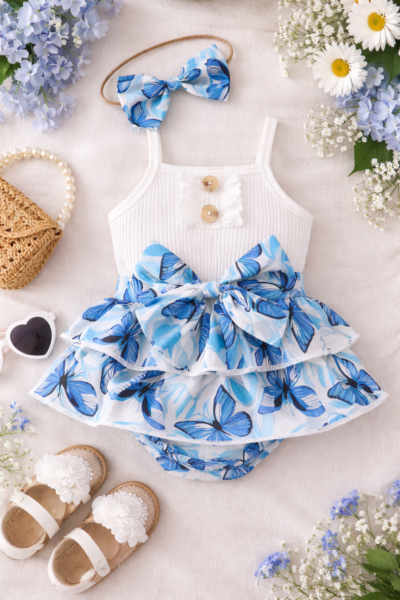 baby butterfly dress
