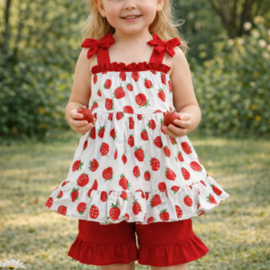 toddler strawberry tunic set