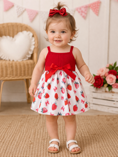 toddler strawberry dress
