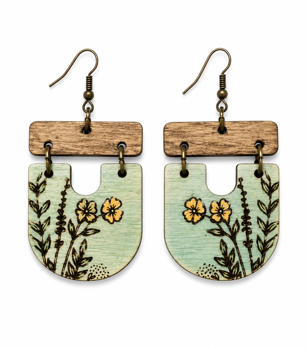 hand painted maple wood - assorted - Image 8