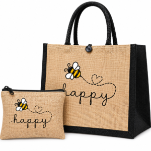 bee mesh tote set
