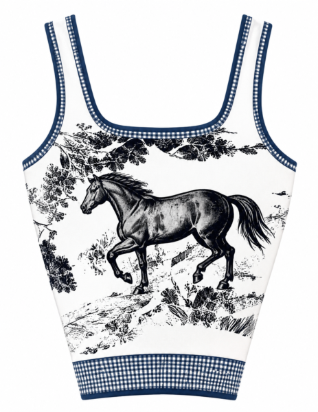 horse toile tank top