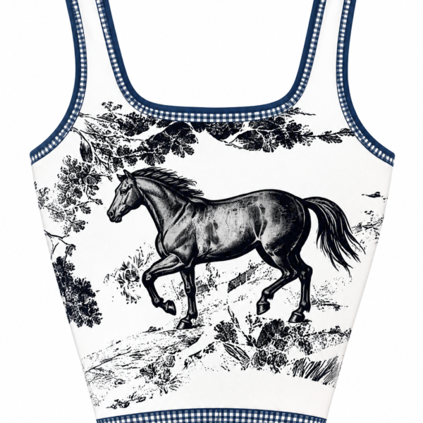 horse toile tank top