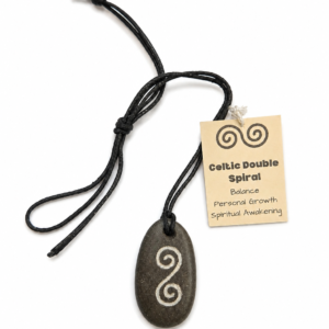 Celtic Spirals on Basalt Stone