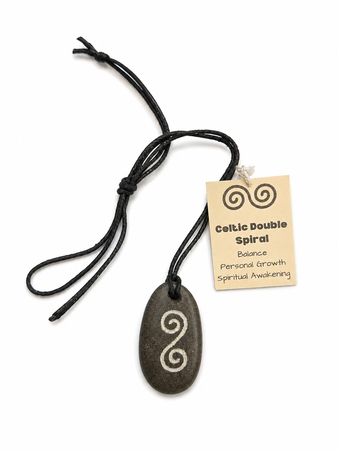 Celtic Spirals on Basalt Stone