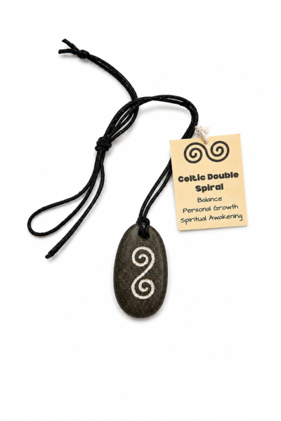 Celtic Spirals on Basalt Stone