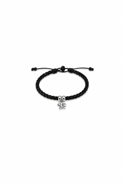 Celtic Leather Shamrocks Bracelet