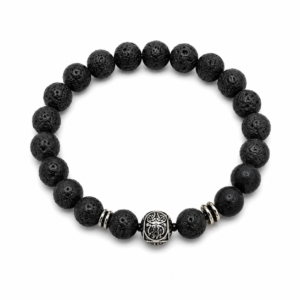 Celtic Energy Bracelet - Lava Stone