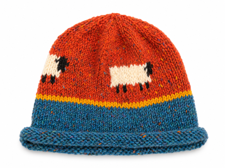 Irish Sheep Knit Beanie