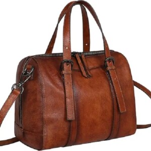 Leather Hobo Satchel Handbag
