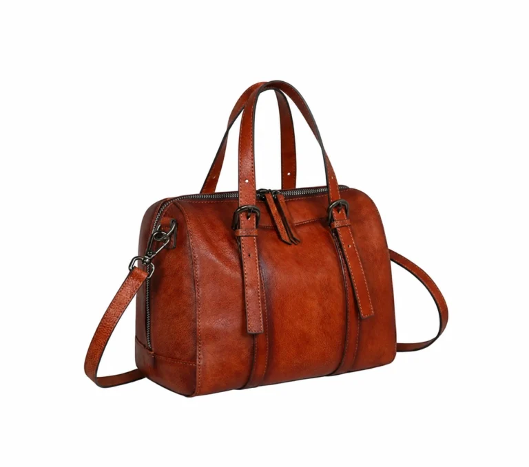 Leather Hobo Satchel Handbag