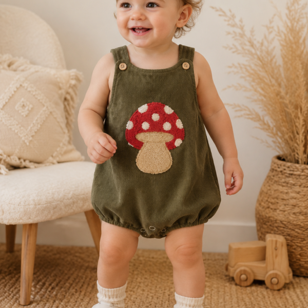 Baby Mushroom Romper