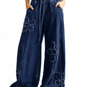 Boho Denim Drawstring