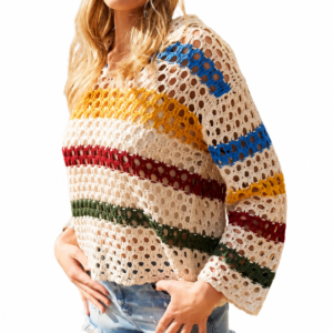 Striped Knit Top