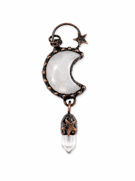 Vintage Moon Crystal Pendants