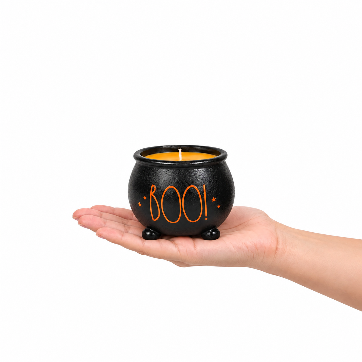 Boo! Cauldron Candle - Image 3