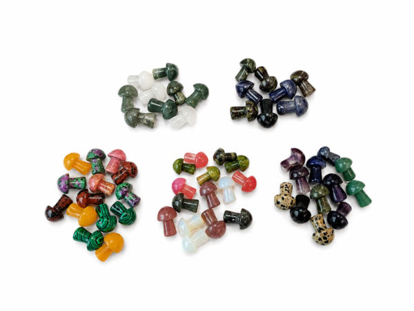 Natural Crystal Mini Mushrooms