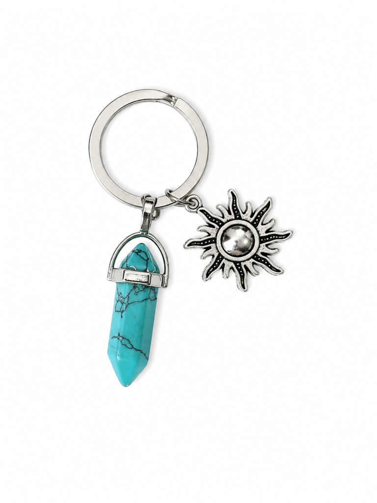 Crystal Sun Keychains