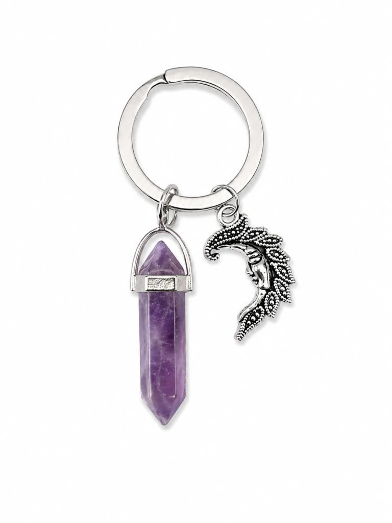 Crystal Moon Keychains