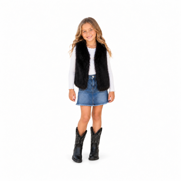 Girls Faux Fur Vest